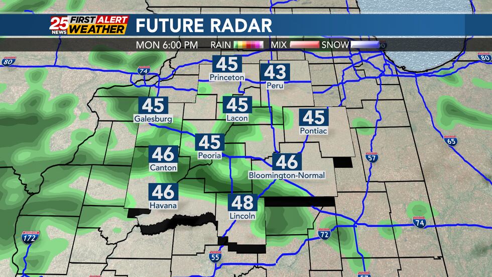 Rain will be likely at times tomorrow, especially during the afternoon and evening.