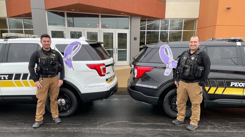 Peoria County Sheriff's Deputies with Team Tessa Graphics