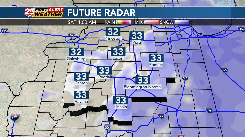 Light snow possible tomorrow night, and we’re still watching next week