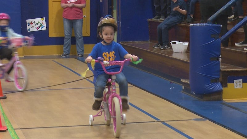 St. Jude Trike-a-Thon at St. Mark's School.