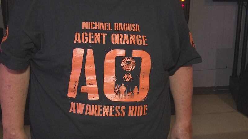 Veterans gathered Saturday to raise awareness of Agent Orange and its impact on vets and their...