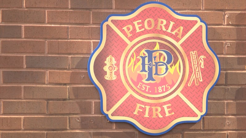 Peoria Fire Department rescued a man from the Illinois River Thursday.