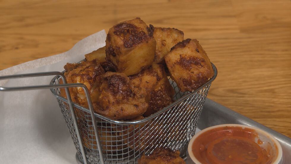 Garlic cheese curds served at The Farmhouse in Delavan.