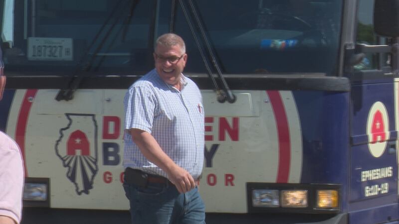 Bailey stopped through Green Valley Monday as part of his statewide campaign tour.