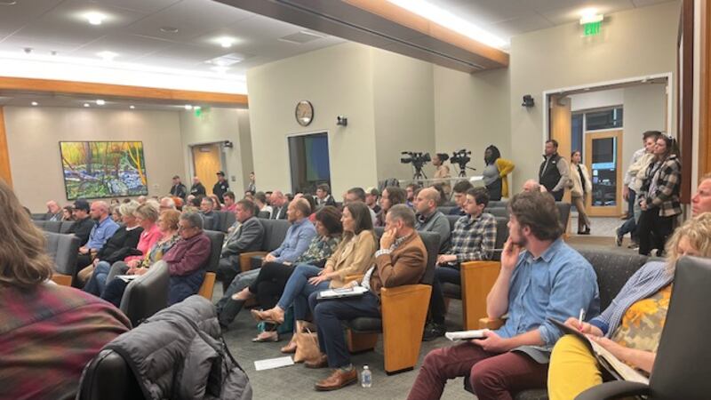 Cannabis dispensary votes draw large crowd at Monday night's Normal Town Council meeting.