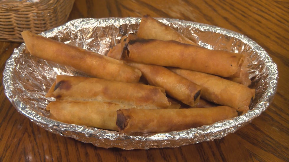 Egg rolls at Club Phoenix II in Bartonville