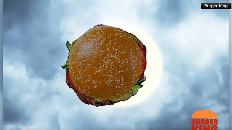 Burger King is giving away free Whoppers for the solar eclipse Burger King is giving away free Whoppers for the solar eclipse